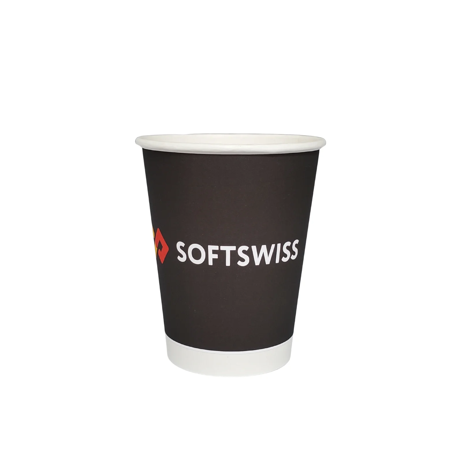 Gobelets carton double parois avec étiquette personnalisé 33 CL / 12 OZ - Livraison express