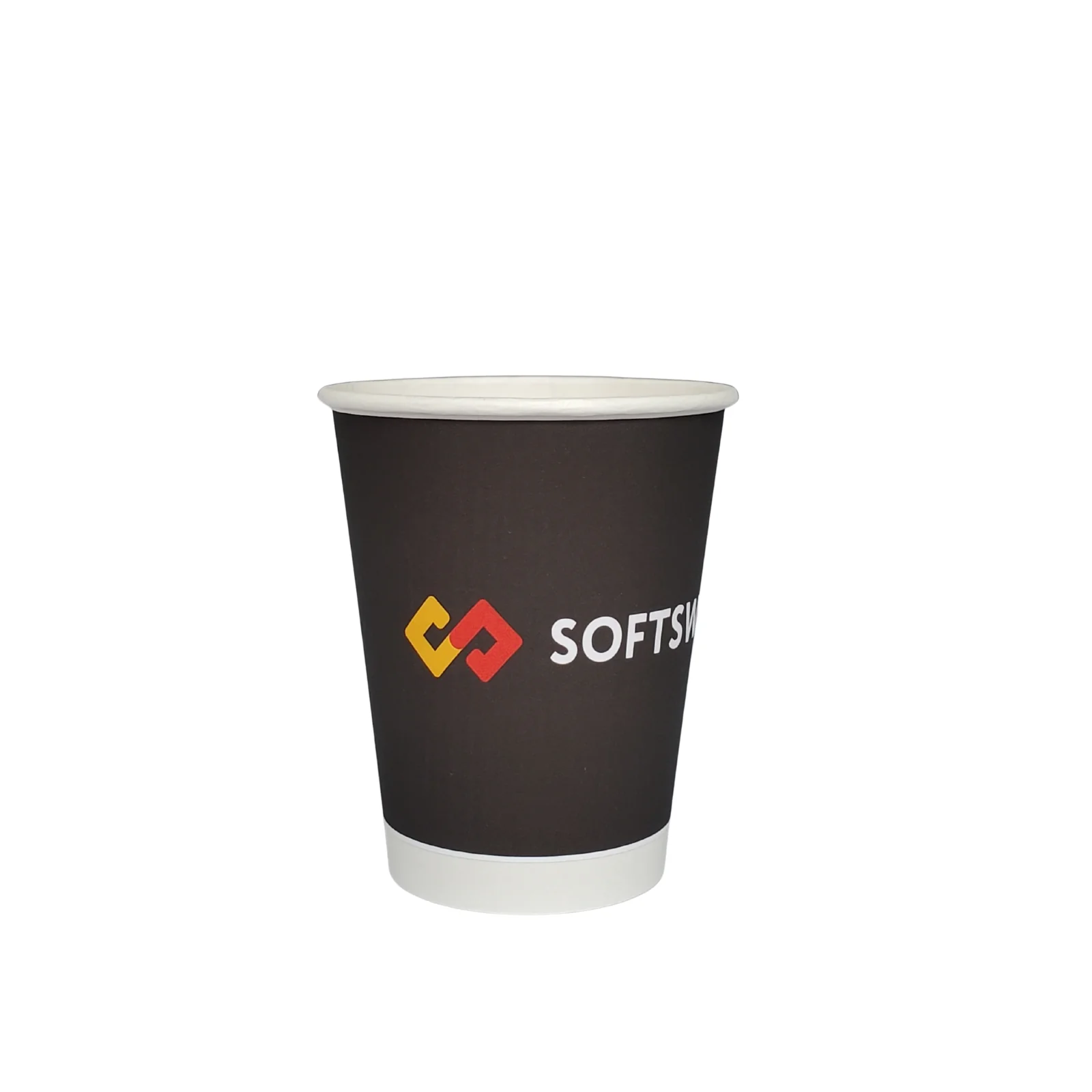 Gobelets carton double parois avec étiquette personnalisé 33 CL / 12 OZ - Livraison express - Image 2