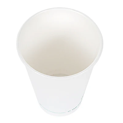 GOBELETS BOISSONS FROIDES ET CHAUDES 1 PAROI 480 ML 300 G/M2 Ø9/6x13,2 CM BLANC CARTON (1000 UNITÉS) - REF. 255.23 - Image 3