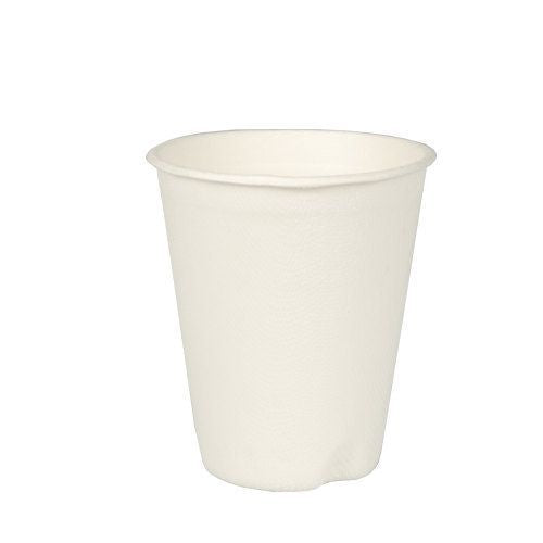 Gobelets, canne à sucre "pure" 0,2 l Ø 8 cm · 9,1 cm blanc (120 unités)