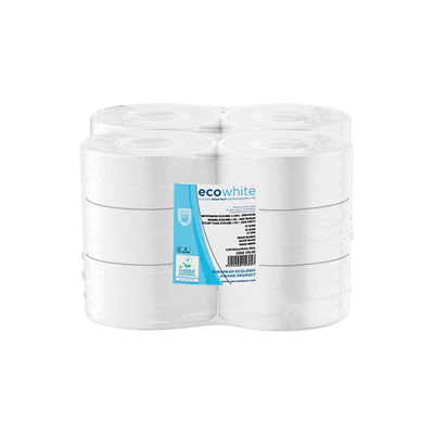 HYGIÉNIQUES BABY JUMBO ECOLABEL 2 PLIS 17 G/M2 Ø19,5x9,5 CM BLANC OUATE (12 UNITÉS) - REF. 162.38