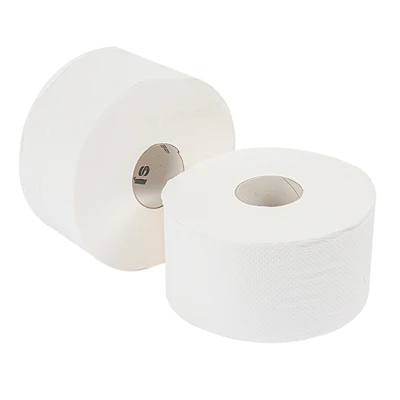 HYGIÉNIQUES BABY JUMBO ECOLABEL 2 PLIS 17 G/M2 Ø19,5x9,5 CM BLANC OUATE (12 UNITÉS) - REF. 162.38 - Image 2