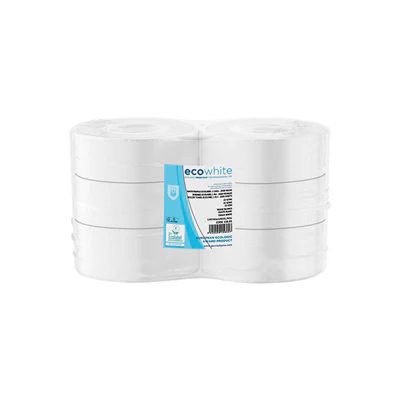 HYGIÉNIQUE MAXI JUMBO ECOLABEL 2 PLIES 17 G/M2 Ø26x9,5 CM BLANC OUATE (6 UNITÉS) - REF. 162.52