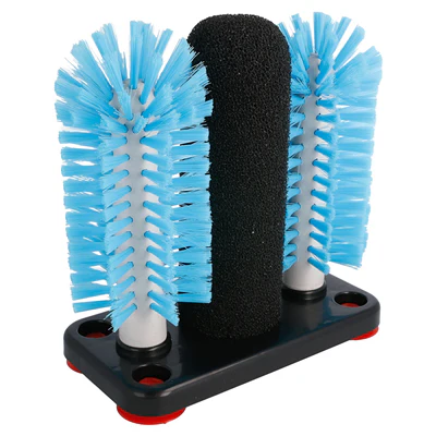 LAVE-VERRES 1 ÉPONGE + 2 BROSSES 10x18,7x19,5 CM ASSORTI LDPE (1 UNITÉS) - REF. 215.29 - Image 3