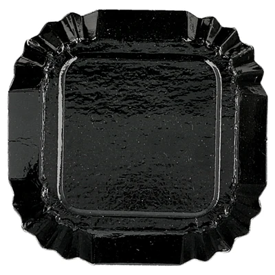 MINI PLATEAUX 325 G/M2 5,5x5,5 CM NOIR CARTON (100 UNITÉS) - REF. 185.41 - Image 3