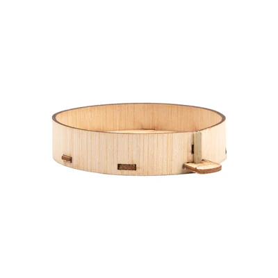 MINI RÉCIPIENTS POUR MISE EN BOUCHE BAMBOO Ø 5,85x1,3 CM NATUREL BAMBOU (100 UNITÉS) - REF. 205.83 - Image 2