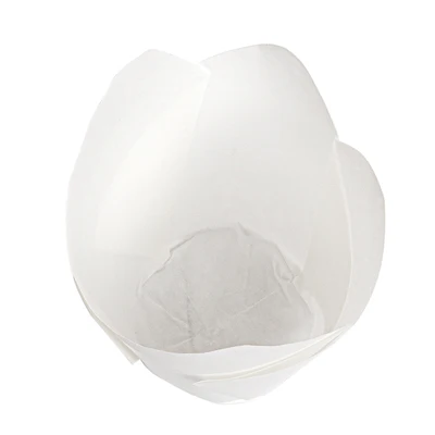 MUFFIN CUPS 'TULIP' 50 G/M2 Ø 3x4,5/6,5 CM BLANC PARCH.INGRAISSABLE (1000 UNITÉS) - REF. 180.64 - Image 3