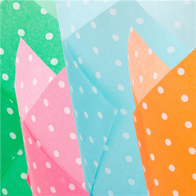 MUFFIN CUPS TULIP 'POLKA DOTS' 50 G/M2 Ø5x5,5/8 CM ASSORTI CELLULOSE (1000 UNITÉS) - REF. 197.98 - Image 2