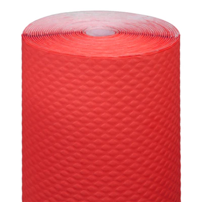 NAPPE EN ROULEAU 48 G/M2 1,20x100 M ROUGE CELLULOSE (4 UNITÉS) - REF. 108.61