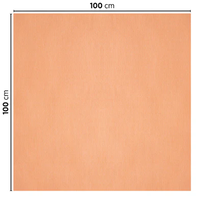 NAPPES PLIAGE M 48 G/M2 100x100 CM SAUMON CELLULOSE (200 UNITÉS) - REF. 196.01 - Image 2
