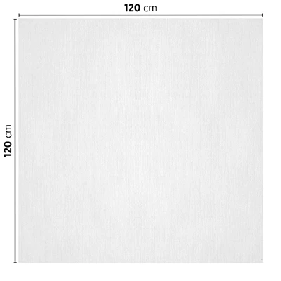 NAPPES PLIAGE M 48 G/M2 120x120 CM BLANC CELLULOSE (200 UNITÉS) - REF. 196.09 - Image 2