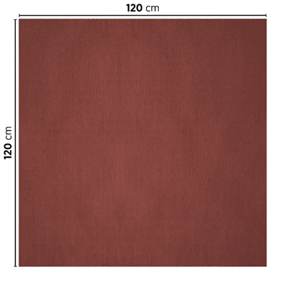 NAPPES PLIAGE M 48 G/M2 120x120 CM BORDEAUX CELLULOSE (200 UNITÉS) - REF. 196.99 - Image 2