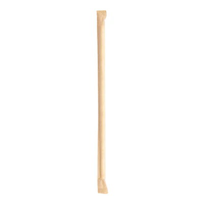 PAILLES DROITES SOUS SACHETS KRAFT PAPER Ø0,60x20 CM BLANC PAPIER (3000 UNITÉS) - REF. 227.02 - Image 2