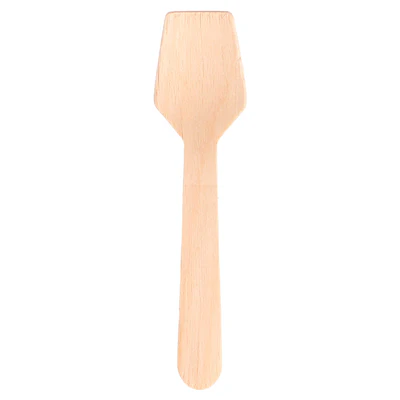 PETITES CUILLÈRES POUR GLACES WOOD 9,5 CM NATUREL BOIS (100 UNITÉS) - REF. 170.44