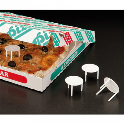 PETITES TABLES PIZZA Ø 4,5x3 CM BLANC PP (2000 UNITÉS) - REF. 148.46 - Image 3