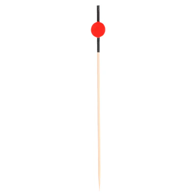 PIQUES "ROUGE ET NOIR" BAMBOO 12 (h) CM NATUREL BAMBOU (100 UNITÉS) - REF. 142.35 - Image 3