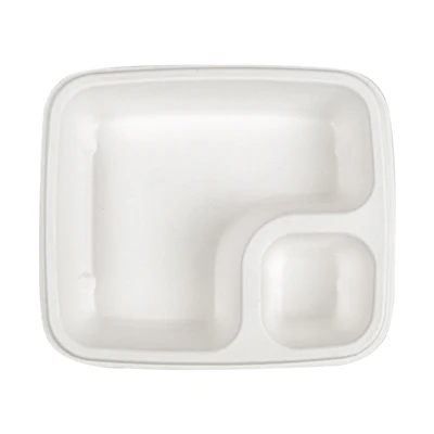 PLATEAU POUR NACHOS BIONIC 19x16,5x3,8 CM BLANC BAGASSE (300 UNITÉS) - REF. 233.10 - Image 3