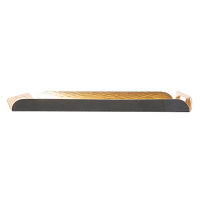 PLATEAUX AVEC ANSES 750 G/M2 28x19+2 CM OR/NOIR CARTON (25 UNITÉS) - REF. 167.98 - Image 2
