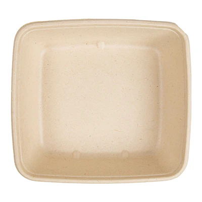 PLATEAUX BIONIC 1250 ML 20x18,5x5,5 CM NATUREL BAGASSE (400 UNITÉS) - REF. 250.05 - Image 3