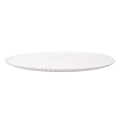 PLATEAUX PÂTISSERIE EN RELIEF 500 G/M2 Ø 34 CM BLANC CARTON (50 UNITÉS) - REF. 320.49 - Image 2