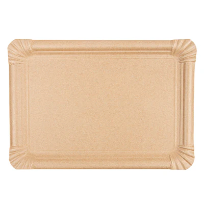 PLATEAUX PÂTISSERIE - MOYENS 400 G/M2 30x21 CM NATUREL KRAFT (125 UNITÉS) - REF. 251.94 - Image 3