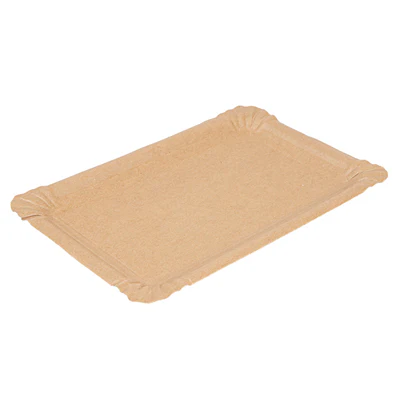 PLATEAUX PÂTISSERIE - PETITS 300 G/M2 20x13 CM NATUREL KRAFT (250 UNITÉS) - REF. 251.91