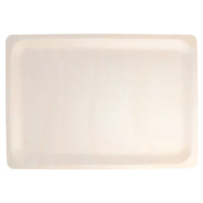 PLATEAUX RECTANGULAIRES WOOD 40x28x2 CM NATUREL BOIS (200 UNITÉS) - REF. 170.43
