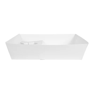 PLATEAUX TRANSPORT 2 VERRES +1 COMP. THEPACK 24,5x22x5,5 CM BLANC CARTON NANO-MICRO (240 UNITÉS) - REF. 235.25 - Image 2
