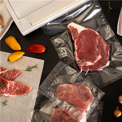 POCHES EMBALLAGE SOUS VIDE 80µ 30x50 CM TRANSPARENT PA/PE (100 UNITÉS) - REF. 521.07 - Image 3