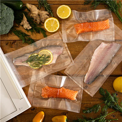 POCHES GAUFRÉES EMBALLAGE SOUS VIDE 180 G/M2 90µ 20x30 CM TRANSPARENT PA/PE (100 UNITÉS) - REF. 127.62 - Image 3