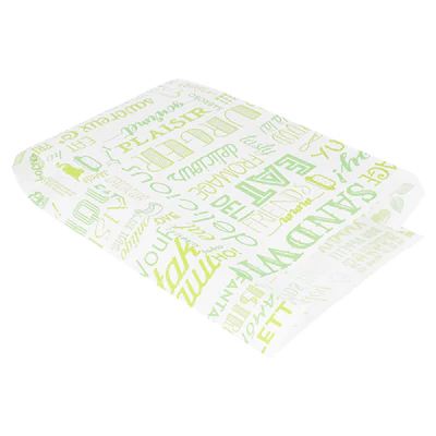 POCHETTES HAMBURGER 'GREEN PAROLE' 32 G/M2 14+7x22 CM VERT PARCH.INGRAISSABLE (500 UNITÉS) - REF. 229.27 - Image 2