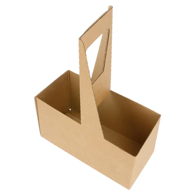 PORTE-GOBELETS, 2 GOBELETS THEPACK 18x8x24 CM NATUREL CARTON MICROCANAL (200 UNITÉS) - REF. 216.73 - Image 3