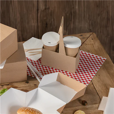 PORTE-GOBELETS, 2 GOBELETS THEPACK 18x8x24 CM NATUREL CARTON MICROCANAL (200 UNITÉS) - REF. 216.73 - Image 4