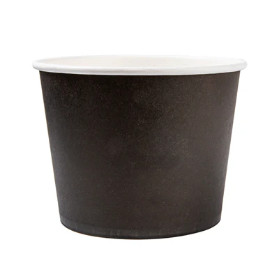 POTS 1000 ML 300 + 18 PE G/M2 Ø13,5x10,4 CM NOIR CARTON (500 UNITÉS) - REF. 219.77 - Image 2