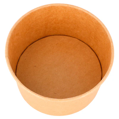 POTS À GLACES 240 ML 250 + 18 PE G/M2 Ø9,4x5,5 CM MARRON CARTON (2000 UNITÉS) - REF. 222.92 - Image 3