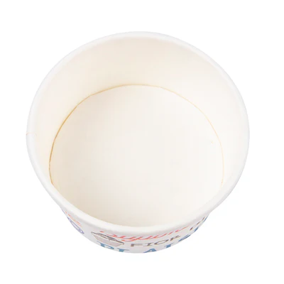 POTS À GLACES 'PAROLE' 70 ML 210 + 18 PE G/M2 Ø6,5x3,9 CM BLANC CARTON (2000 UNITÉS) - REF. 230.30 - Image 3