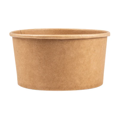 POTS SALADIERS 1000 ML - 33,3 oz 300 + 18 PE G/M2 Ø15/12,8x7,5 CM NATUREL KRAFT (300 UNITÉS) - REF. 226.64 - Image 2