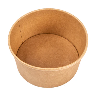POTS SALADIERS 1000 ML - 33,3 oz 300 + 18 PE G/M2 Ø15/12,8x7,5 CM NATUREL KRAFT (300 UNITÉS) - REF. 226.64 - Image 3