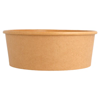 POTS SALADIERS 1300 ML - 43,3 oz 320 + 18 PE G/M2 Ø 18,4/16x6,6 CM NATUREL KRAFT (300 UNITÉS) - REF. 212.97 - Image 2