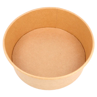 POTS SALADIERS 1300 ML - 43,3 oz 320 + 18 PE G/M2 Ø 18,4/16x6,6 CM NATUREL KRAFT (300 UNITÉS) - REF. 212.97 - Image 3