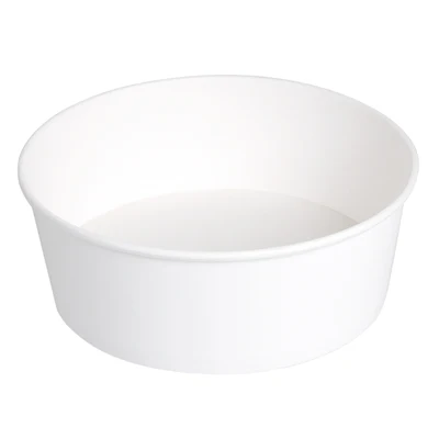 POTS SALADIERS 1300 ML 337 G/M2 + PE Ø 18,7/16x7 CM BLANC CARTON (300 UNITÉS) - REF. 240.11