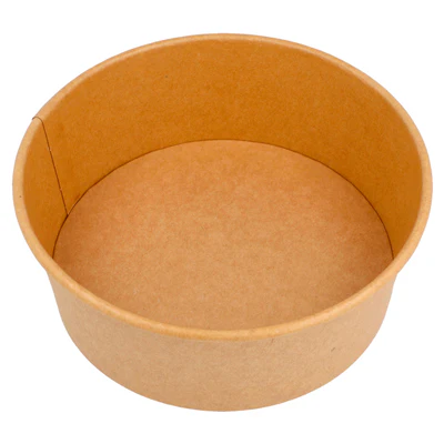 POTS SALADIERS 750 ML - 25 oz 300 + 18 PE G/M2 Ø 15/12,8x6 CM NATUREL KRAFT (300 UNITÉS) - REF. 212.98 - Image 3