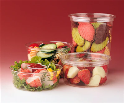POTS TRAITEUR + COUVERCLES 750 ML Ø11,7x10,5 CM TRANSPARENT PET (250 UNITÉS) - REF. 126.53 - Image 2