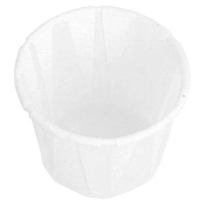 POTS TRAITEUR PAPIER PLISSÉ 22 ML (0,7 oz) 80 G/M2 Ø3,8/2,6x2,8 CM BLANC PARCH.INGRAISSABLE (250 UNITÉS) - REF. 126.67 - Image 3