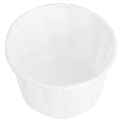 POTS TRAITEUR PAPIER PLISSÉ PFAS FREE 45 ML (1,5 oz) 80 G/M2 Ø5/3,6x3,1 CM BLANC PARCH.INGRAISSABLE (250 UNITÉS) - REF. 126.71 - Image 3