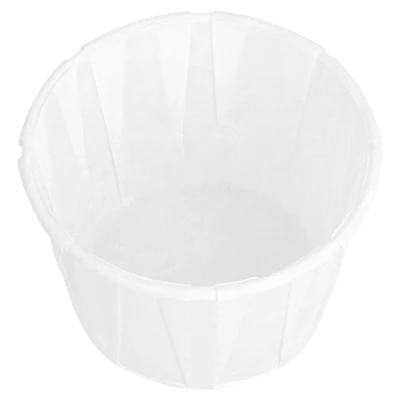 POTS TRAITEUR PAPIER PLISSÉ PFAS FREE 60 ML (2 oz) 80 G/M2 Ø5,5/3,9x3,5 CM BLANC PARCH.INGRAISSABLE (250 UNITÉS) - REF. 126.73 - Image 3