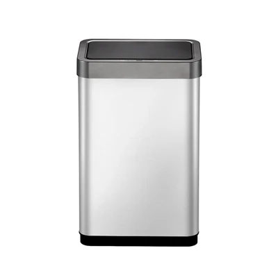 POUBELLE À DÉTECTEUR DE MOUVEMENT 47L 27,9x46,9x64,7 CM ARGENTE INOX (1 UNITÉS) - REF. 251.15 - Image 2