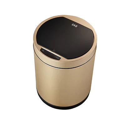 POUBELLE À DÉTECTEUR DE MOUVEMENT 50L Ø 32x70 CM DORE INOX (1 UNITÉS) - REF. 251.14 - Image 3