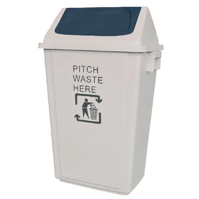 POUBELLE BASCULANTE 60 L 46,5x33x74CM GRIS HDPE (1 UNITÉS) - REF. 160.11
