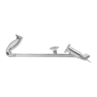 BROSSE DE NETTOYAGE POUR GRILL 41x15x10 CM ARGENTE METAL (1 UNITÉS) - REF. 224.41 - Image 2